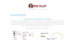 Desktop Screenshot of erintilley.com
