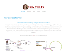 Tablet Screenshot of erintilley.com